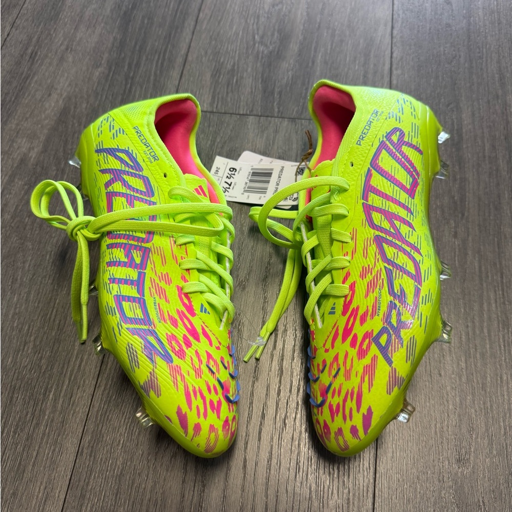 Adidas Predator 24 Pro FG Soccer Cleats Mystic Victory Pack JH6467 Men’s
